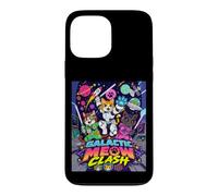 Custodia per iPhone 13 Pro Max Galactic Funny Clash Space Cats Illustration Graphic Cartoon