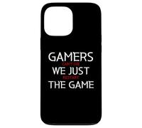 Custodia per iPhone 13 Pro Max Gamers Can't Die We Just Restart The Game Funny Gaming Meme