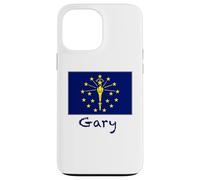 Custodia per iPhone 13 Pro Max Gary Indiana Bandiera USA Souvenir