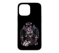 Custodia per iPhone 13 Pro Max Gatto gotico pastello gotico ragazza scheletro emo emo Y2K Style Angel Decay