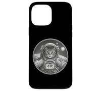 Custodia per iPhone 13 Pro Max Gatto nello spazio Astronauta AstroCat I Love Cats & Outer Space