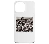 Custodia per iPhone 13 Pro Max George Best On The Ball Man Utd Coppa del Mondo di calcio 1971