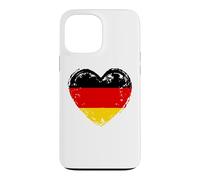 Custodia per iPhone 13 Pro Max Germania nel mio cuore Bandiera tedesca Orgoglioso patriottico tedesco