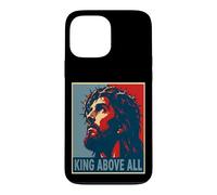 Custodia per iPhone 13 Pro Max Gesù Cristo Re sopra ogni fede cristiana
