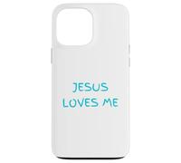 Custodia per iPhone 13 Pro Max GESÙ MI AMA Abbi fede in Lui