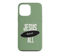 Custodia per iPhone 13 Pro Max Gesù Paid It All For Me Christian Faith Message Inspiration