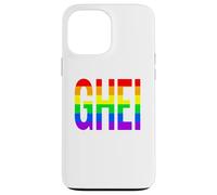 Custodia per iPhone 13 Pro Max GHEI | Gay Divertente Umoristica Bandiera Arcobaleno