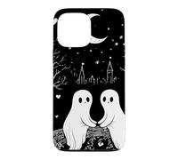 Custodia per iPhone 13 Pro Max Ghosts The Lovers Tarocchi Vintage Gothic Halloween