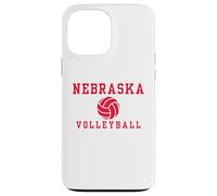 Custodia per iPhone 13 Pro Max Giocatore della squadra di pallavolo del Nebraska