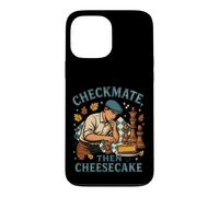 Custodia per iPhone 13 Pro Max Giocatore di scacchi del Ringraziamento - Scacco matto, poi Cheesecake
