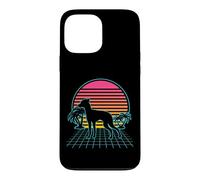 Custodia per iPhone 13 Pro Max Giocattolo inglese Terrier Cane Vintage 80s Vaporwave