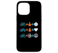 Custodia per iPhone 13 Pro Max Giornata mondiale della bicicletta: Equazioni Ciclismo Felice Amore P
