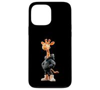 Custodia per iPhone 13 Pro Max Giraffe Cool Cute Kawaii Cartoon Safari Uomini Donne Bambini