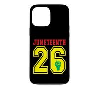 Custodia per iPhone 13 Pro Max Giugno 2026 Black African American Freedom Day Giugno 17
