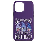 Custodia per iPhone 13 Pro Max Gnome Birthday For Women Did You Gnome It`s My Birthday