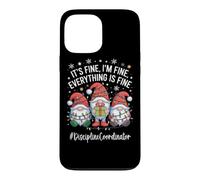 Custodia per iPhone 13 Pro Max Gnomo coordinatore della disciplina Everything Is Fine Christmas