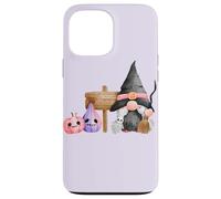 Custodia per iPhone 13 Pro Max Gnomo strega pastello Halloween zucca rosa grafica
