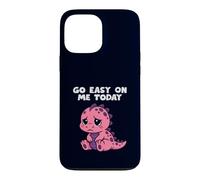 Custodia per iPhone 13 Pro Max Go Easy On Me Today Simpatico dinosauro divertente supporto emotivo