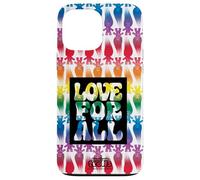 Custodia per iPhone 13 Pro Max Good Luck Trolls Love For All Rainbow