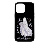 Custodia per iPhone 13 Pro Max Good Spirits - Personaggio fantasma spaventoso per Halloween, colore: rosa