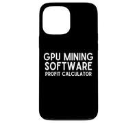 Custodia per iPhone 13 Pro Max GPU Mining Software Calcolatore di profitti Minatori di criptovaluta