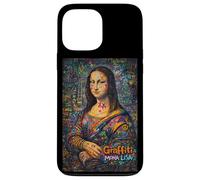 Custodia per iPhone 13 Pro Max Graffiti Mona Lisa Pop Art - Colorful Street Art Masterpiece
