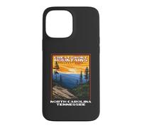 Custodia per iPhone 13 Pro Max Great Smoky Mountains Vintage WPA National Park Smokies
