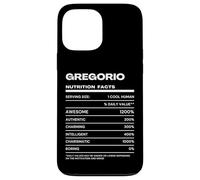 Custodia per iPhone 13 Pro Max Gregorio Dichiarazione Nutrizionale Nome Divertente