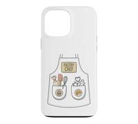 Custodia per iPhone 13 Pro Max Grembiule da cuoco pasticcere divertente panettiere pasticceria