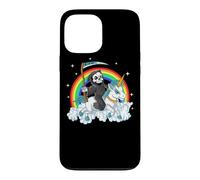 Custodia per iPhone 13 Pro Max Grim Reaper Riding Unicorn | Aesthetic Pastel Goth Girls