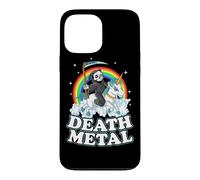 Custodia per iPhone 13 Pro Max Grim Reaper Riding Unicorn | Death Metal Pastel Goth