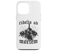 Custodia per iPhone 13 Pro Max Guerrieri spartani Re Leonida Falange greca