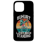 Custodia per iPhone 13 Pro Max Guerriero medievale vintage Buhurt pieno contatto