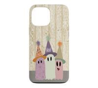Custodia per iPhone 13 Pro Max Halloween Tre Fantasmi Divertimento