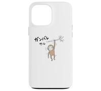 Custodia per iPhone 13 Pro Max Hang In There Scimmia [