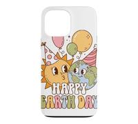 Custodia per iPhone 13 Pro Max Happy Earth Day Planet Birthday Party Celebration
