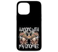 Custodia per iPhone 13 Pro Max Happy Easter Graphic For Women And Kids Floral Spring Gnomes