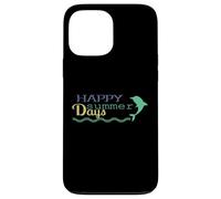 Custodia per iPhone 13 Pro Max Happy Summer Days Delfino Spiaggia Onda Carino Estate Delfini