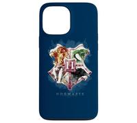 Custodia per iPhone 13 Pro Max Harry Potter Hogwarts Crest Watercolor