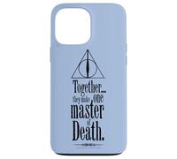 Custodia per iPhone 13 Pro Max Harry Potter Together They Make One Master of Death