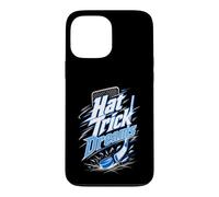 Custodia per iPhone 13 Pro Max Hat Trick Dreams Giocatore Hockey Puck Bastoni