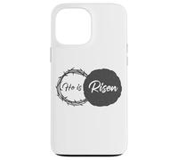 Custodia per iPhone 13 Pro Max He is Risen - Jesus Christ Resurrection Easter & Passover