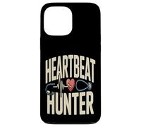 Custodia per iPhone 13 Pro Max Heartbeat Hunter Nurse Doctor Stetoscopio ECG