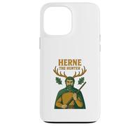 Custodia per iPhone 13 Pro Max Herne the Hunter English Woodland Spirit Folklore Design