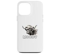 Custodia per iPhone 13 Pro Max Highland Cow Lover Moody Western Cattle Rancher