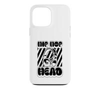 Custodia per iPhone 13 Pro Max Hip Hop Head 90s Rap Cuffie Estetiche Grafiche