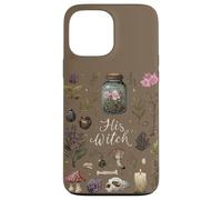 Custodia per iPhone 13 Pro Max His Witch Her Warlock Stregoneria Coppia Magia Occulta