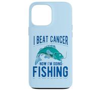 Custodia per iPhone 13 Pro Max Ho battuto il cancro ora vado a pescare