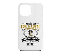 Custodia per iPhone 13 Pro Max Ho chiesto a Dio un amico fedele ShiChi Dog Pet Design