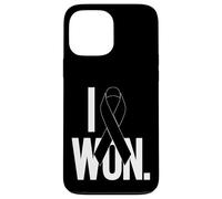 Custodia per iPhone 13 Pro Max Ho indossato la consapevolezza del melanoma del nastro nero